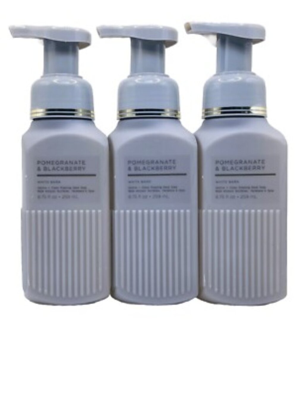 Bath & Body Works White Barn Pomegranate & Blackberry Foaming Hand Soap x 3